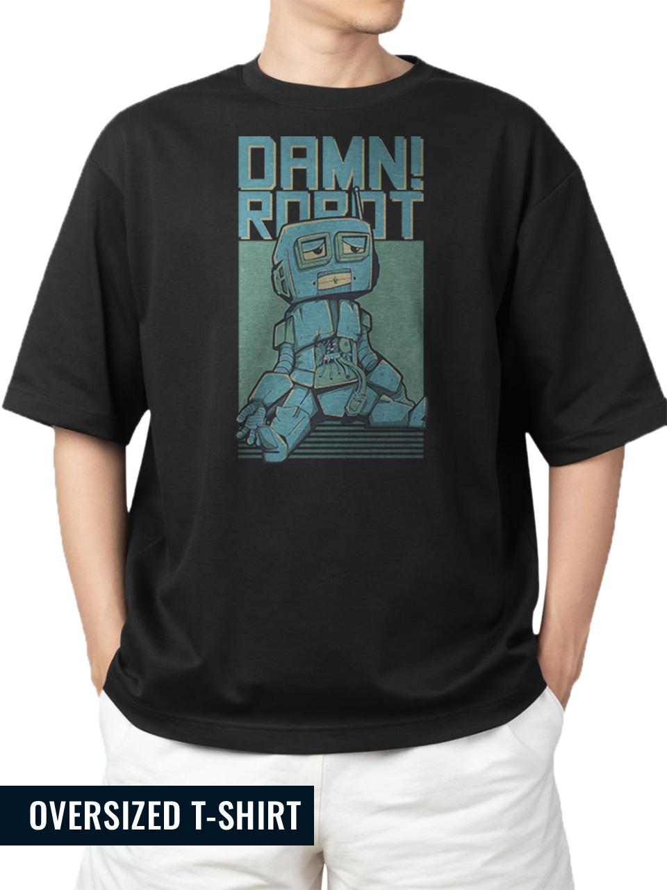 Rebel Robot Chillax Oversized T-shirt 