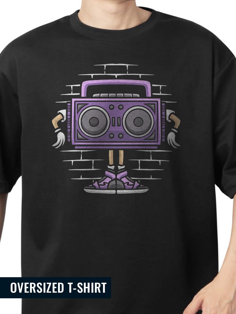 Radio Rhythm Explorer Oversized T-Shirt