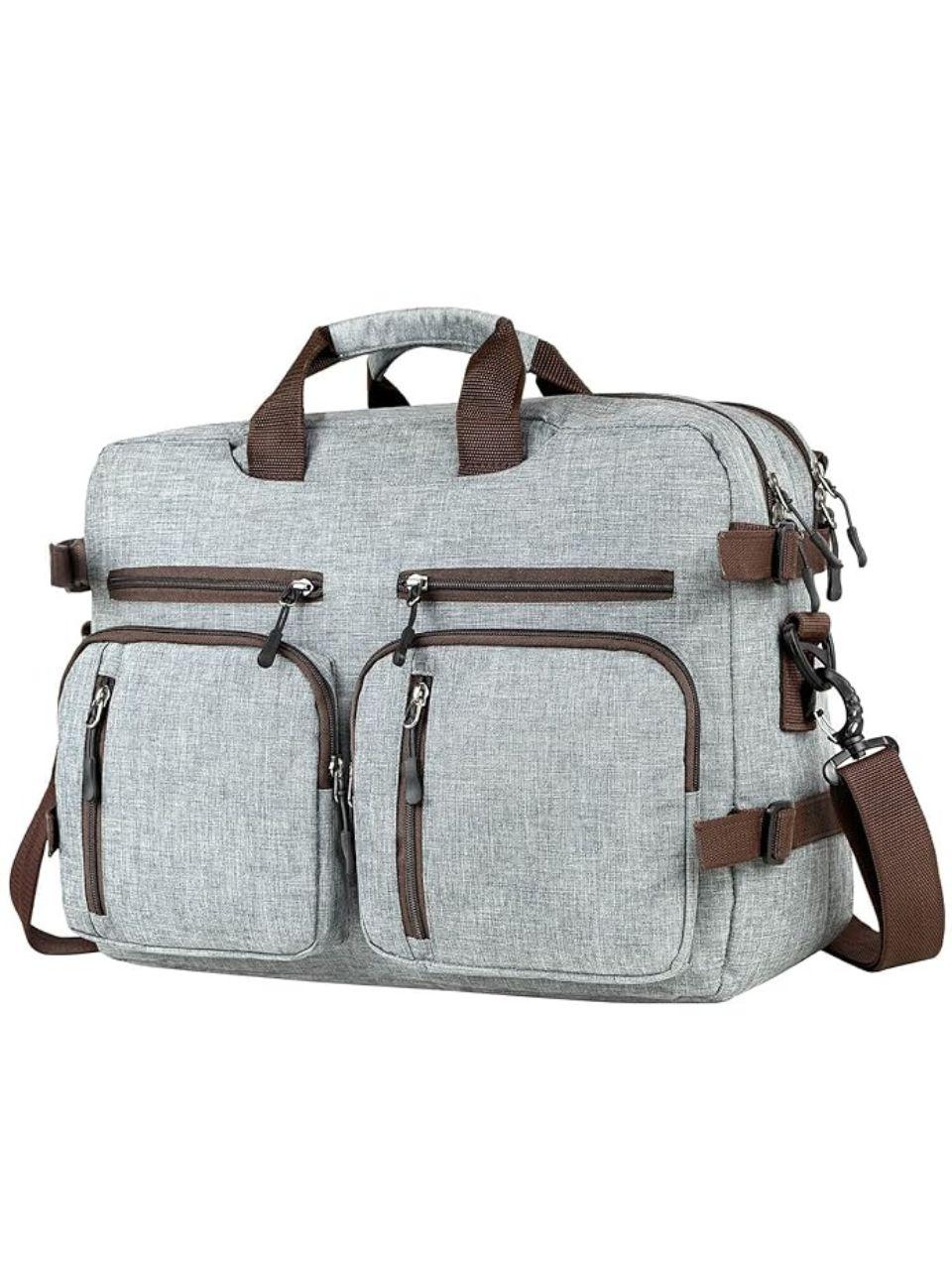  Laptop Bag For Men - Convertible Backpack For Office And Travel (Multi Colour Oxford Fabric)