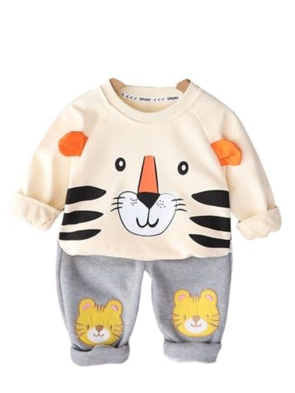 Full Sleeves Sweatshirt with Pant Set Baby Boys Clothing Set