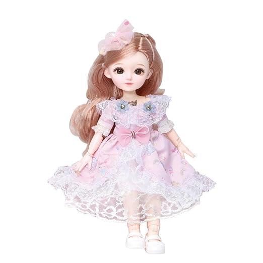 Cute Gorgeous Girl Doll Toy With Beautiful Dress And Elegant Eyes